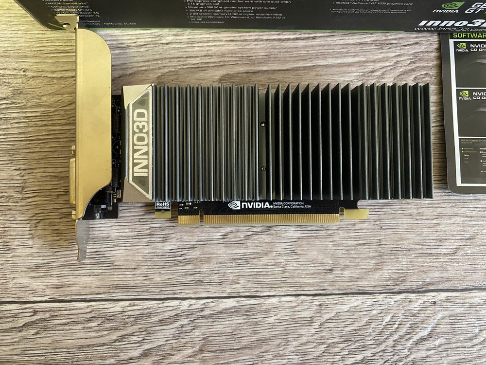 Продам відеокарту GT 1030 2 gb GDDR5