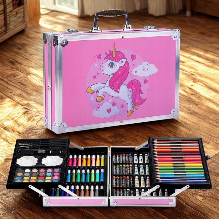 Zestaw Do Malowania Rysowania Artystyczny Dla Dzieci Walizka Prezent