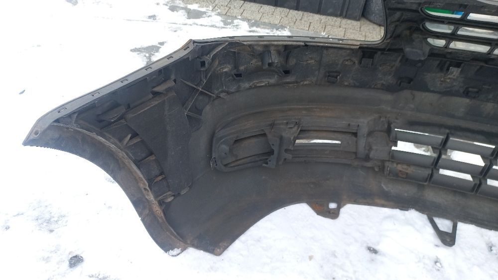 Vw caddy 3 iii 2k zderzak przód przedni 04-10 szary