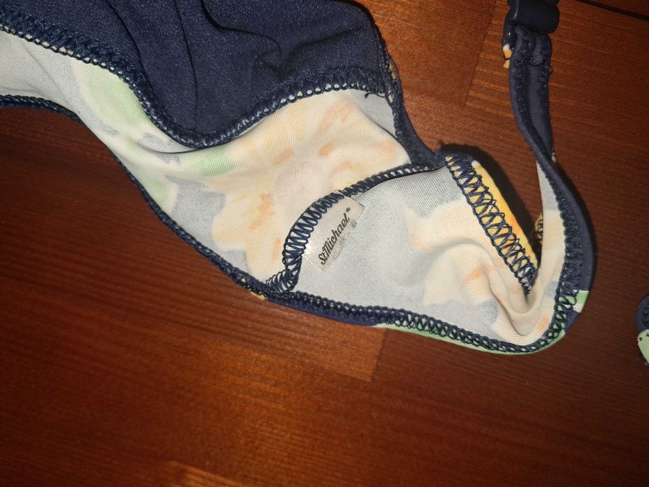 Granatowy dwuczęściowy strój kąpielowy rozm. S