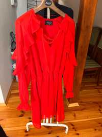 Czerwona sukienka Mohito rozmiar s