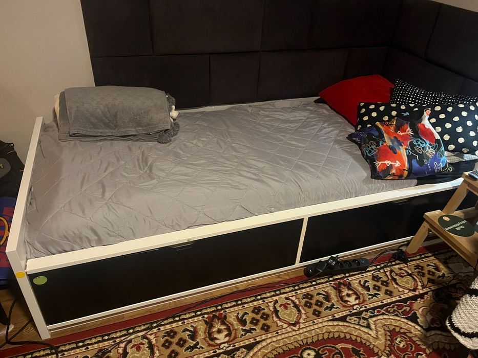 Łóżko 90x200 szuflady