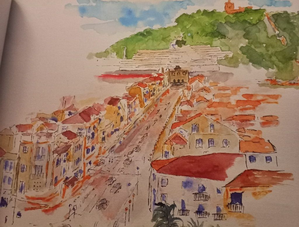 Livro sketchbook de Viana do Castelo