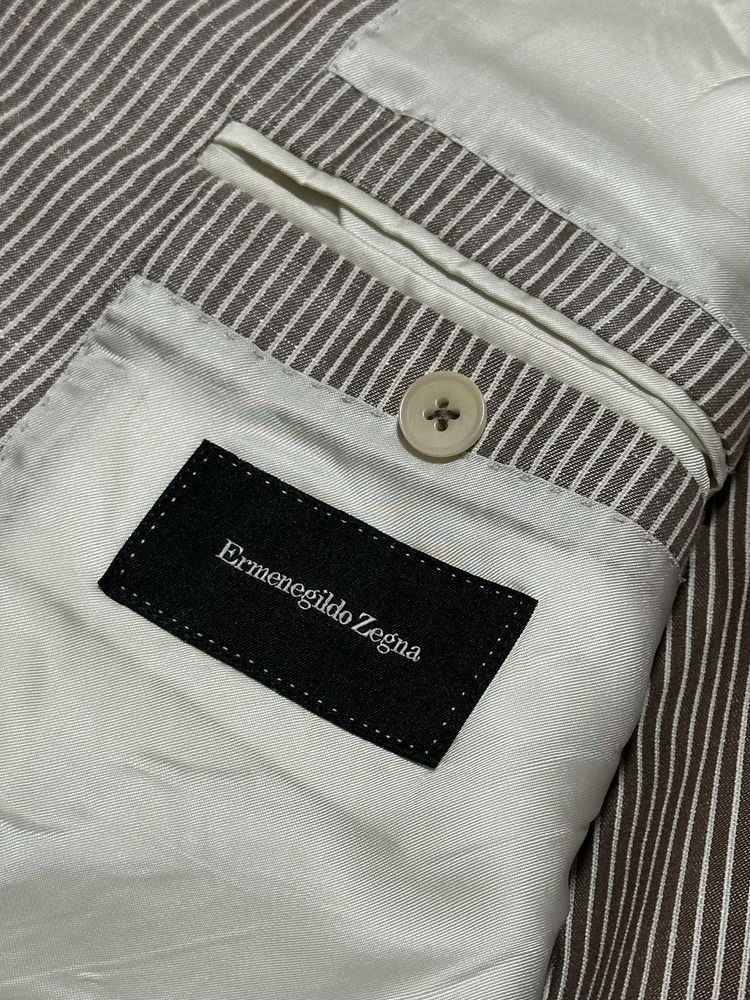 Лляний піджак Ermenegildo Zegna (оригінал, блейзер)