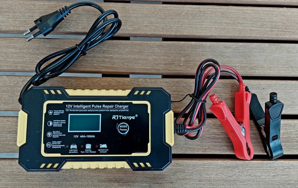 Carregador estabilizador baterias inteligente 12v - 6A