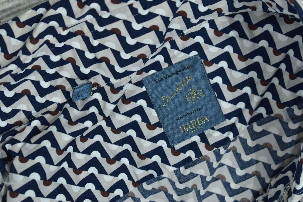 Barbs Vintage Shirt Made In Italy Koszula Męska 41/16 M