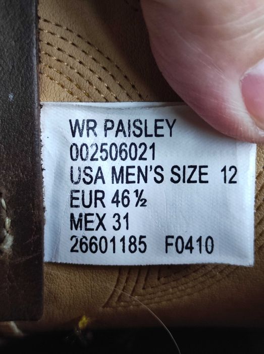 - Wrangler Paisley - Kowbojki, buty motocyklowe r. 46,5