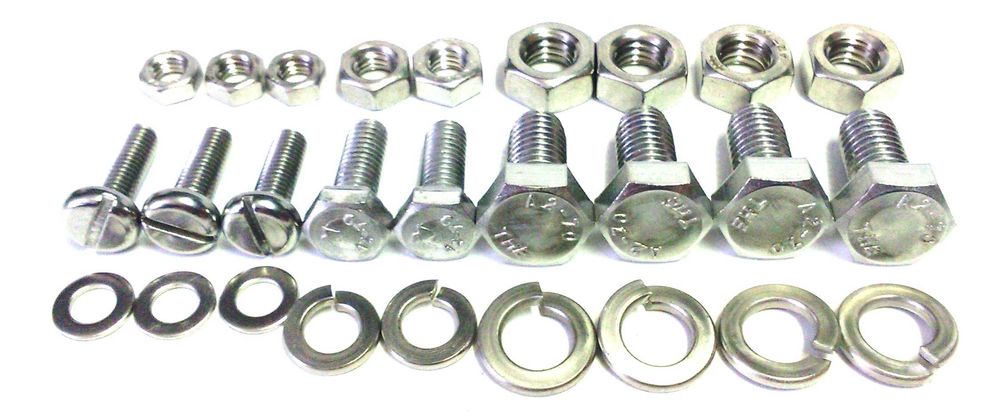 WSK 125 M06 B1 Komplet śruby nierdzewne nierdzewka