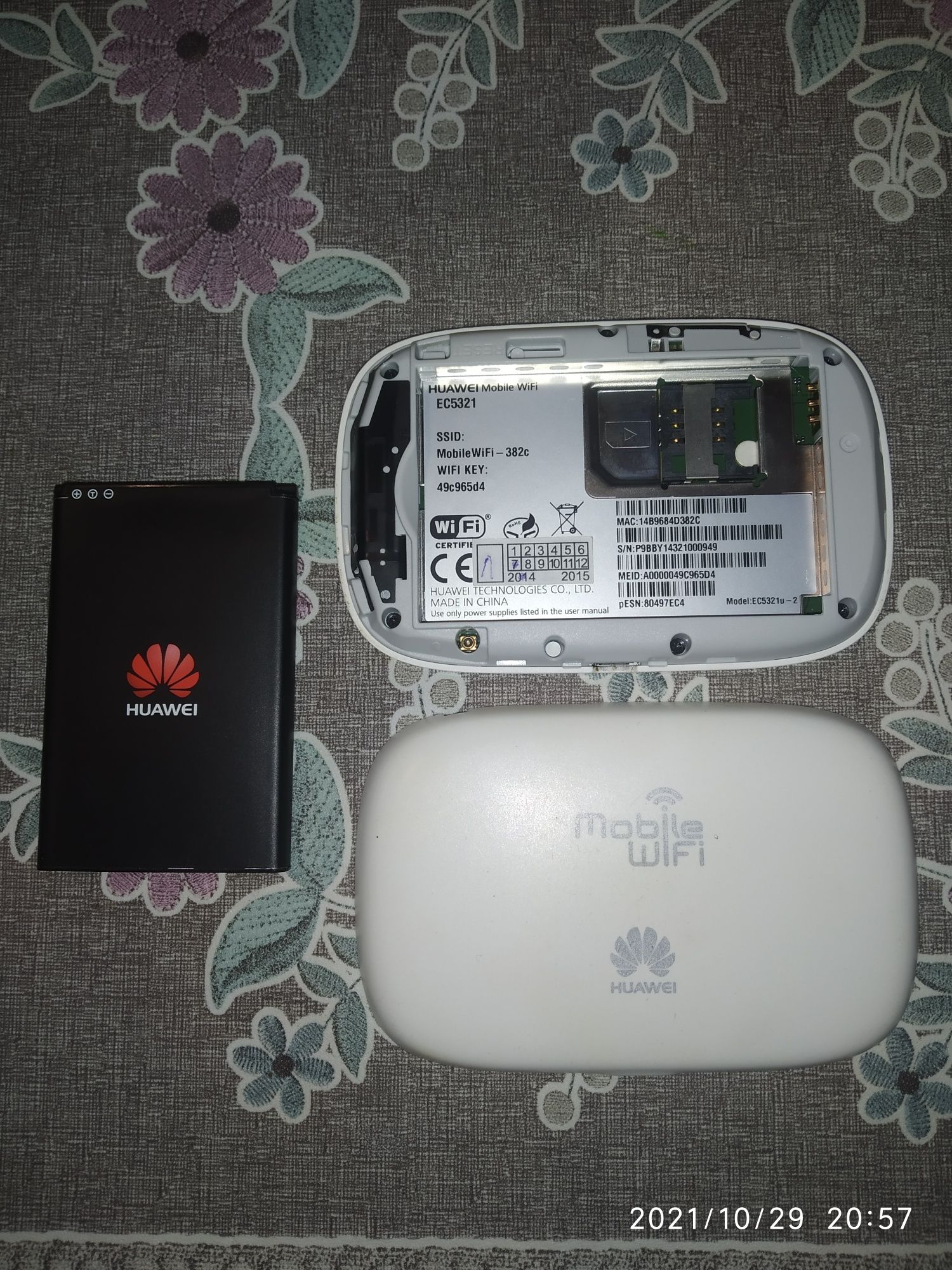 Роутер wi-fi 3G CDMA Huawei EC5321