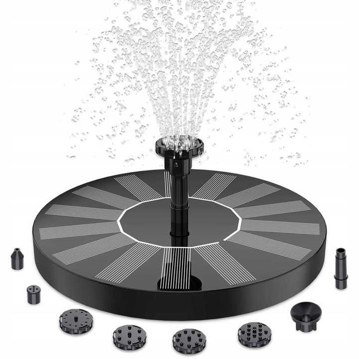 AISITIN Solar Fontanna Ogrodowa Pływająca Do Oczka Wodnego I Stawu