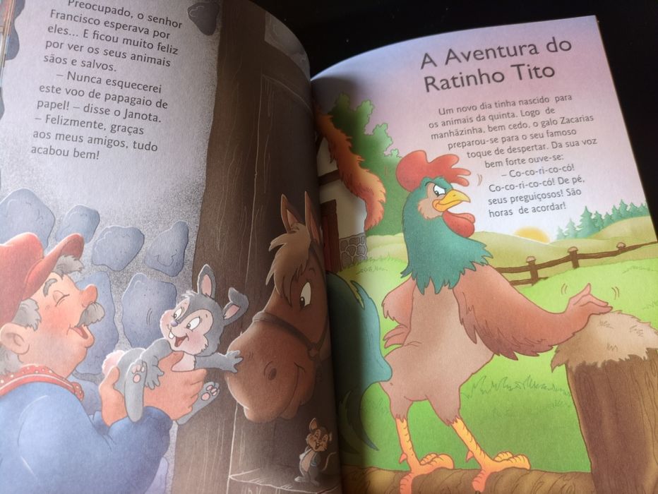 Contos dos Animais da Quinta de Isabella Camino e Delphine Lacharron
d