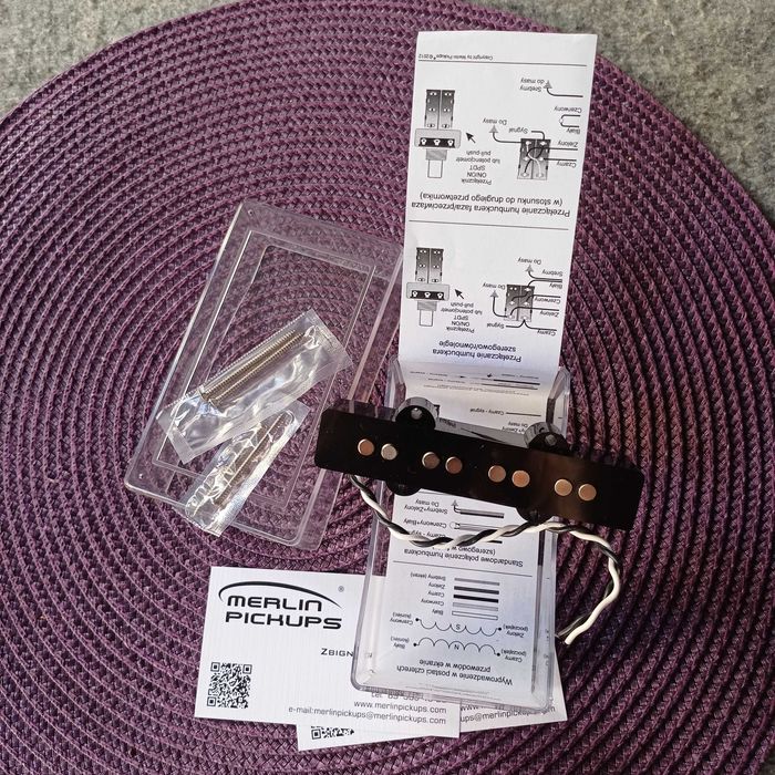 Merlin Pickups JB Humbucker legendarna przystawka do gitary basowej
