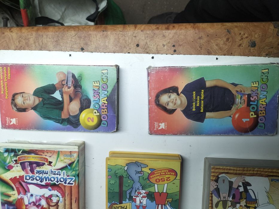 Kasety VHS polskie bajki