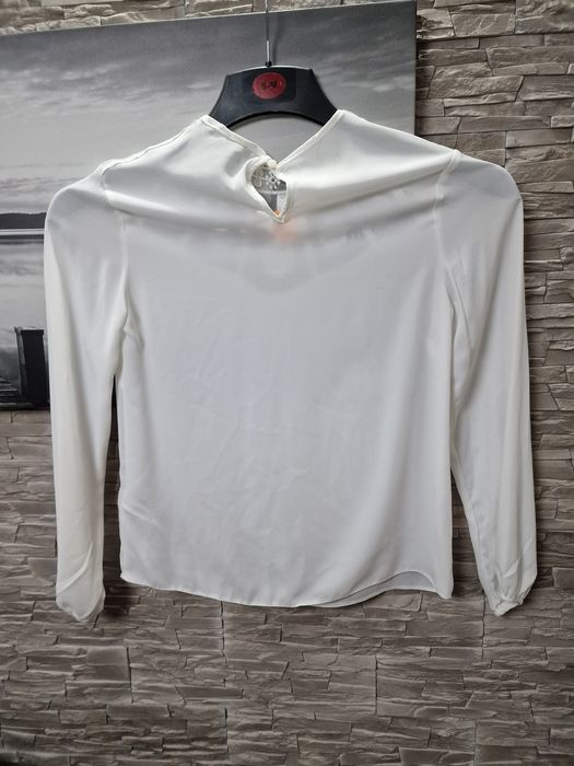 Elegancka biała bluzka z koronkową górą New Look