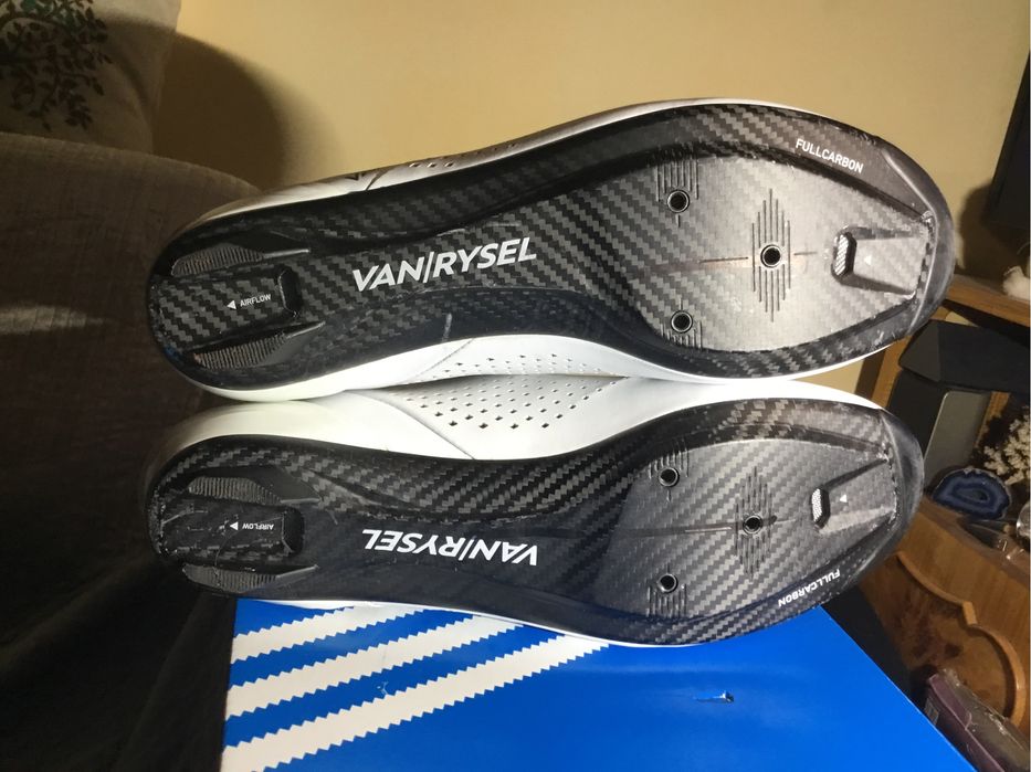 велотуфли шоссейные Van Rysel carbon p.43 27,5 cm. новые