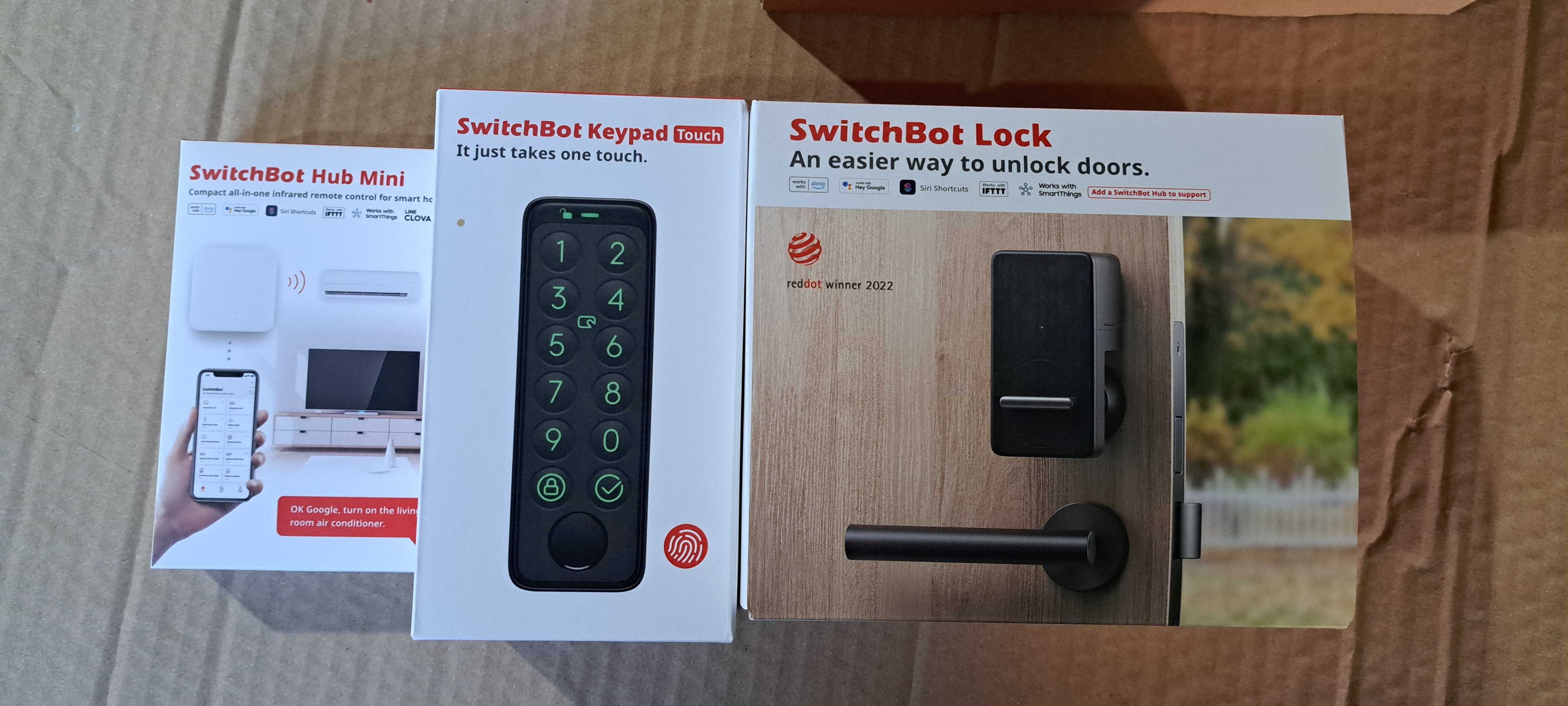 Розумний замок SwitchBot Lock Pro+Keypad Touch+Hub Mini-новий комплект