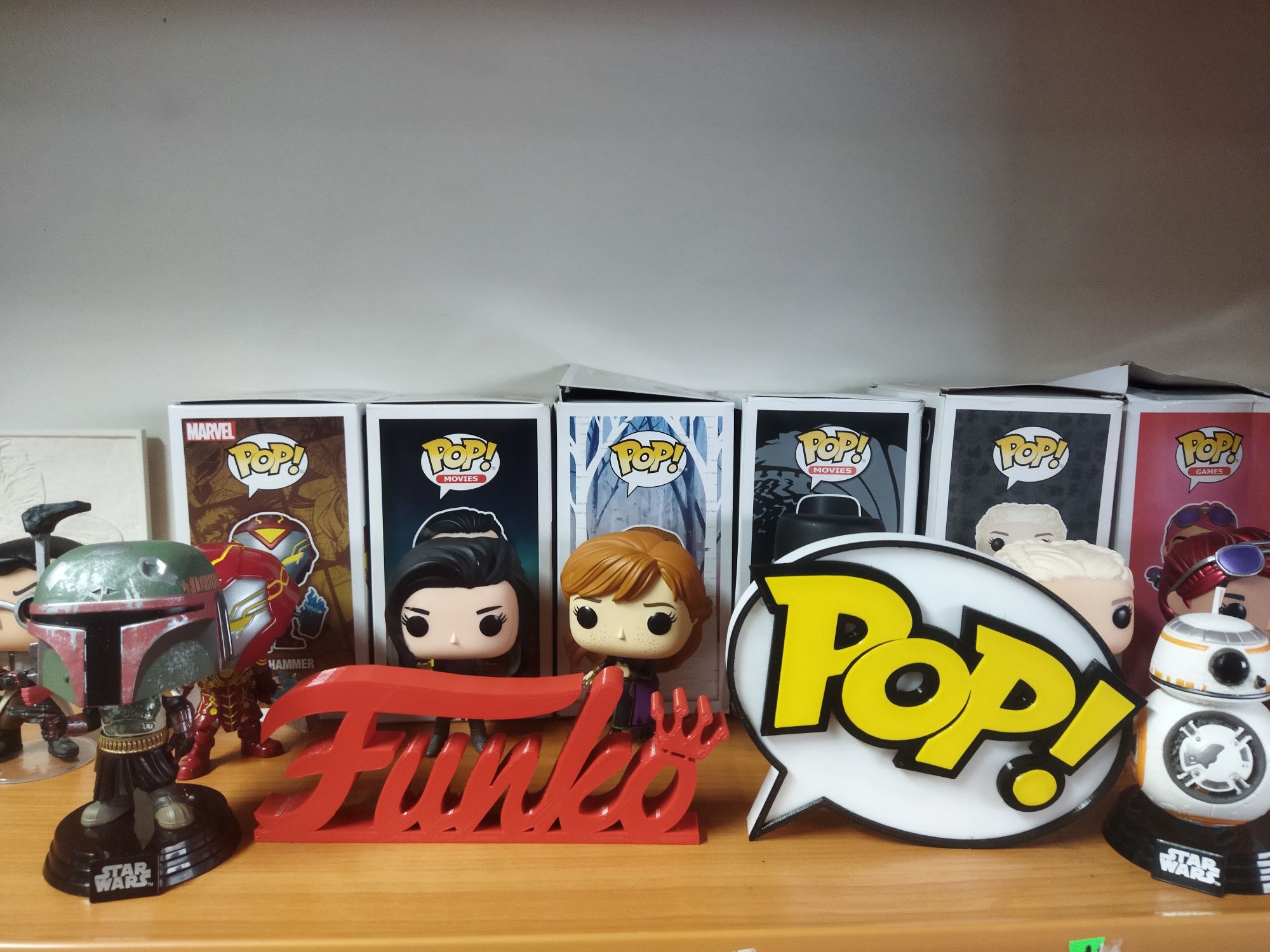 Funko Pop! - zestaw dwóch napisów do kolekcji figurek Funko Pop!