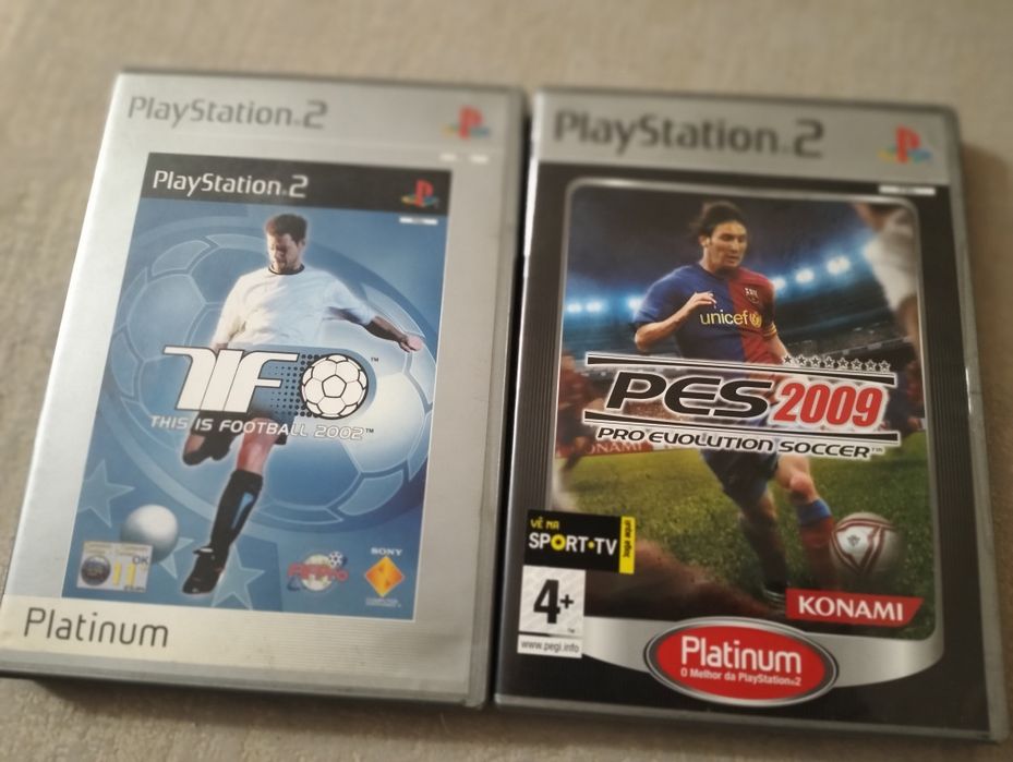 Capas de jogos PS2 vazias  com manuais