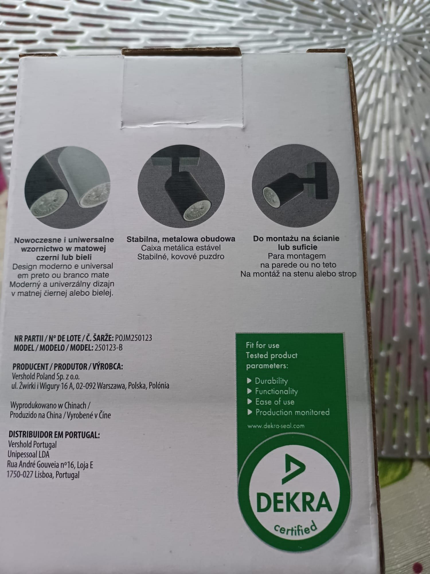 Lampa sufitowa pubktowa LED lethe