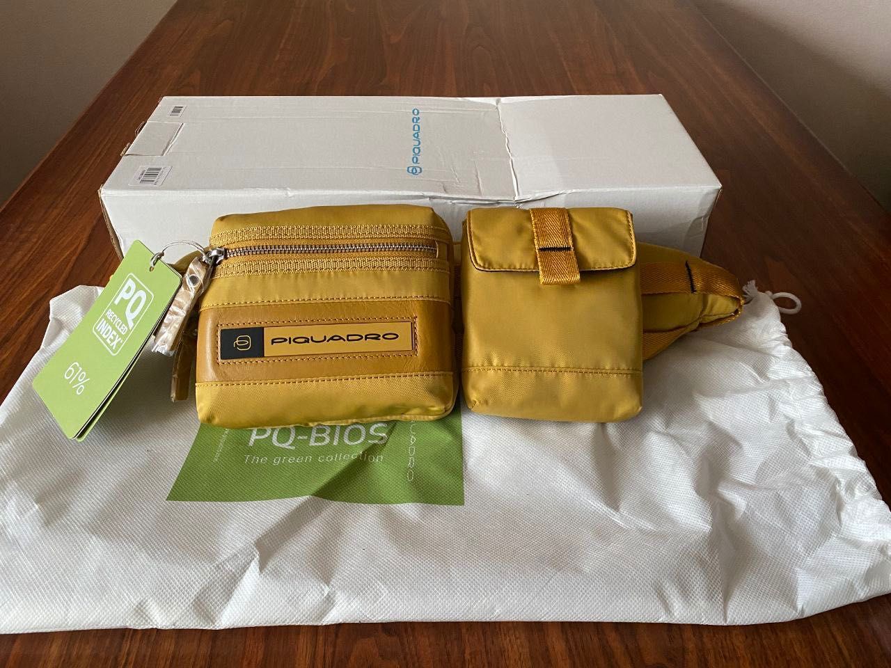 Сумка бананка Piquadro (оригинал, новая, сумка на пояс)