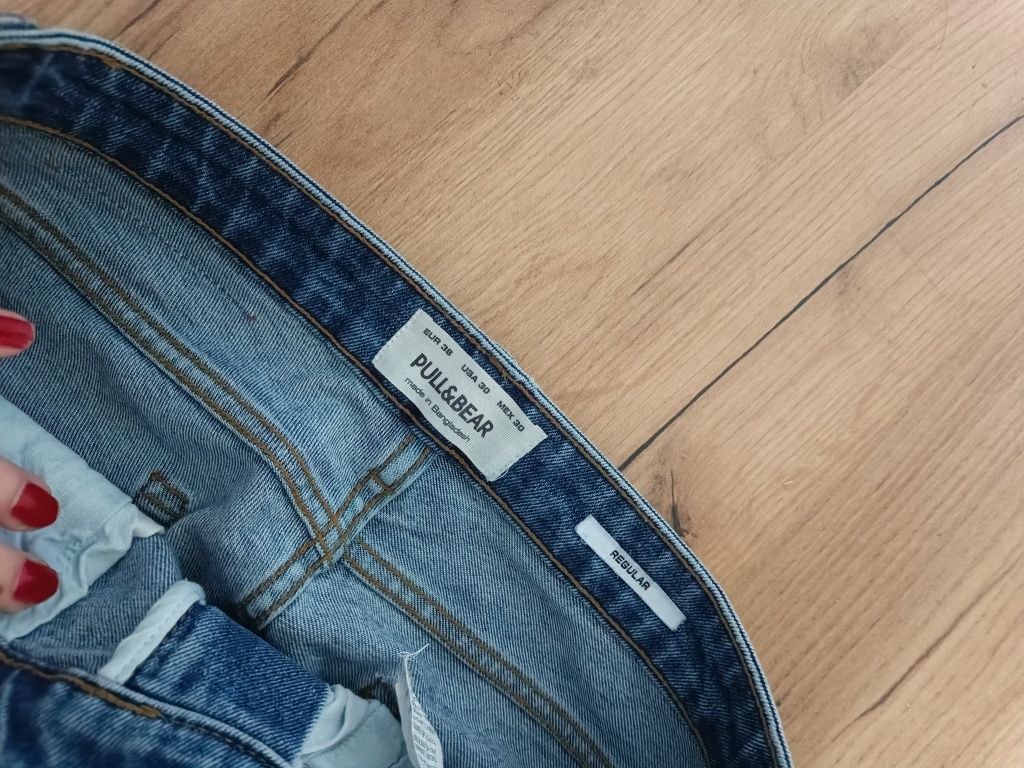 Spodnie jeans męskie pull & bear EUR 38