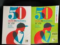 Livro filosofia 10ano "50 lições de filosofia' didática editora + C.A