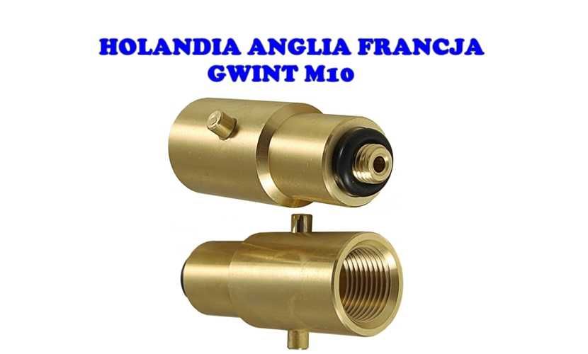 Adapter tankowania LPG z POLSKA do HOLANDIA ANGLIA FRANCJA gwint M10