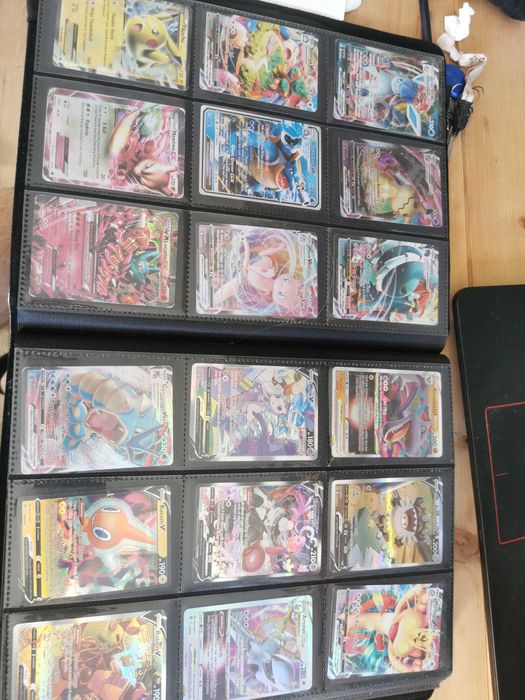 Karty pokemon album cały około 360 kart