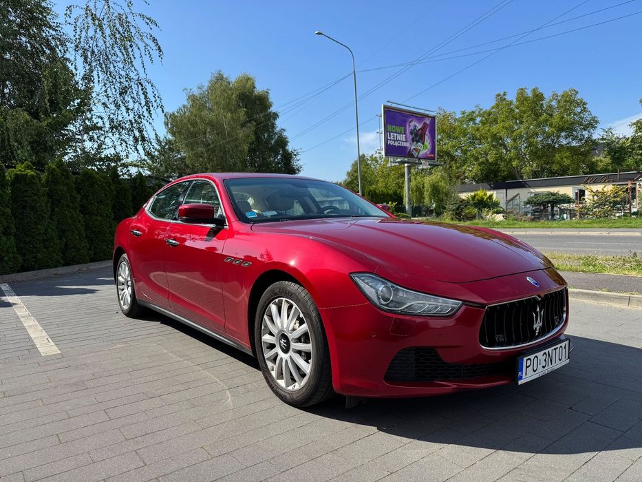 Maserati Ghibli Maserati Ghibli 3.0 Diesel 275KM | Limitowany kolor | Perfekcyjny| 23%
