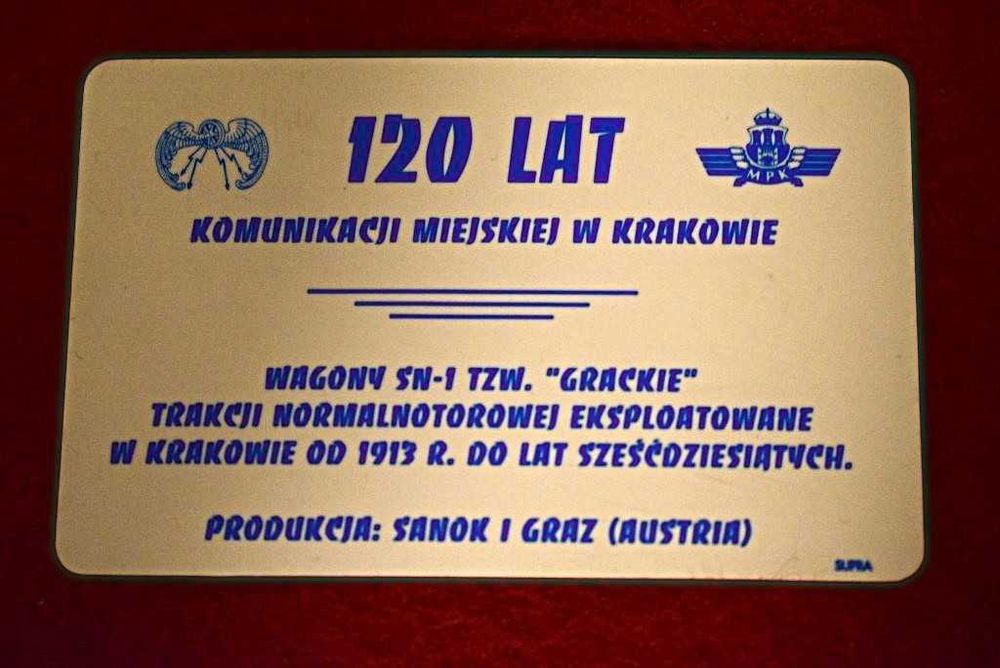 Bilet miesięczny, rocznicowy - Kraków 1996.