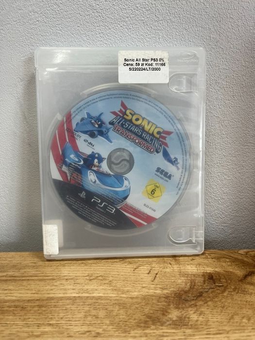 Gra Sonic & All-Stars Racing Transformed Playstation 3 Ps3 Używana