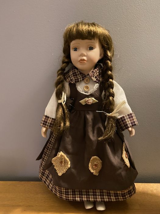 Lalka kolekcjonerska ceramiczna lata 90 jak nowa