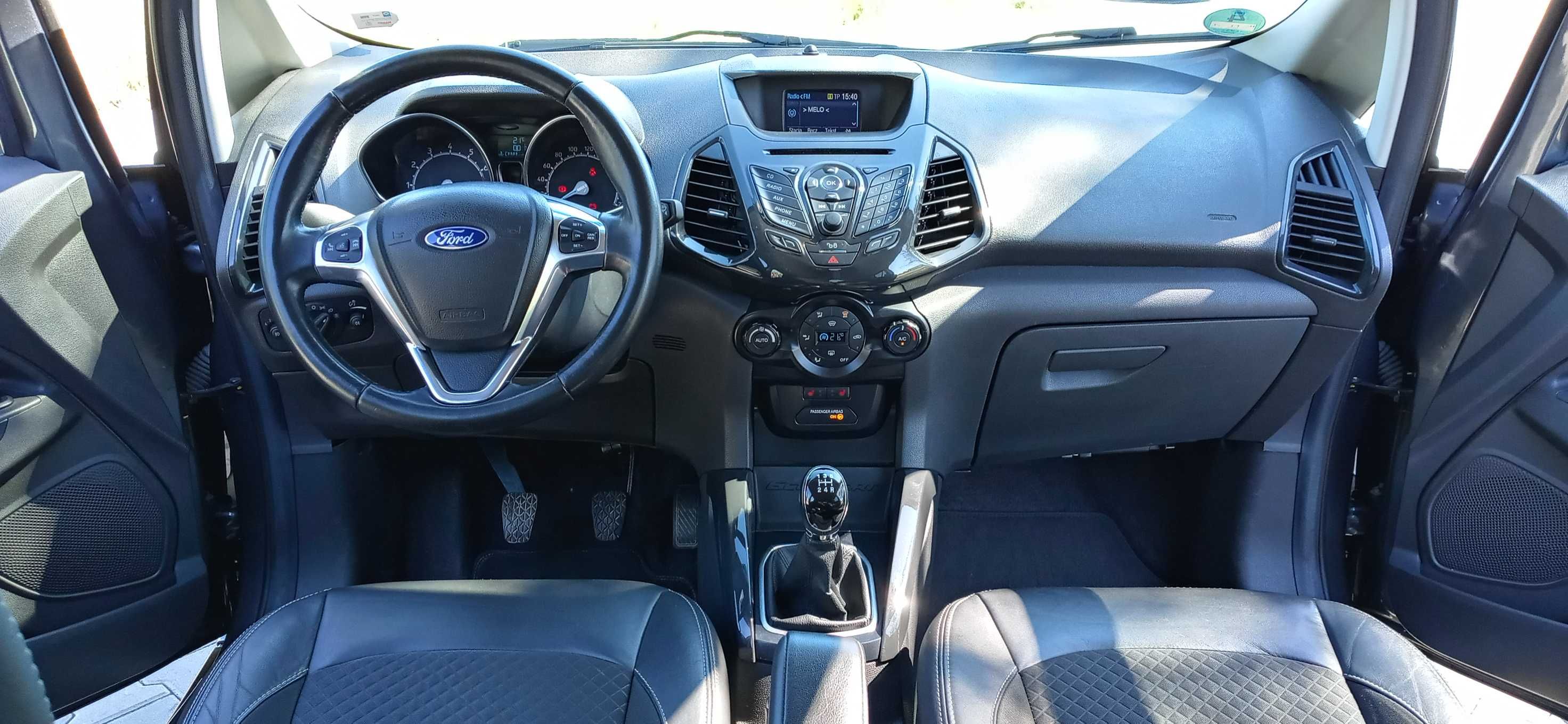 Ford EcoSport TITANIUM Zadbany LED Parktronic Keyless Sync Klimatronic