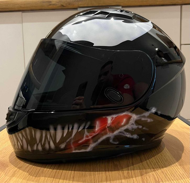 Kask motocyklowy HJC CS-15 XS malowany aerografem