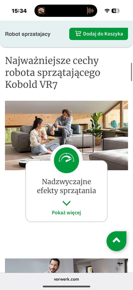 Robot sprzątający Kobold VR7