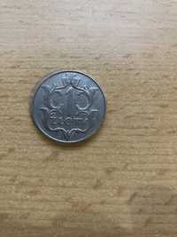 Польша 1 злотый 1929 монета