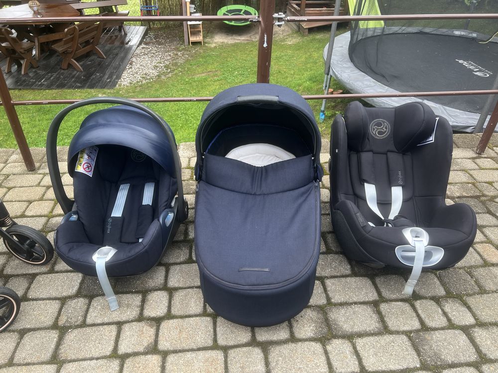 Wózek Cybex Priam 4w1 plus fotelik Cybex Sirona Z i-size