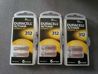 Baterie do aparatów słuchowych duracell 312