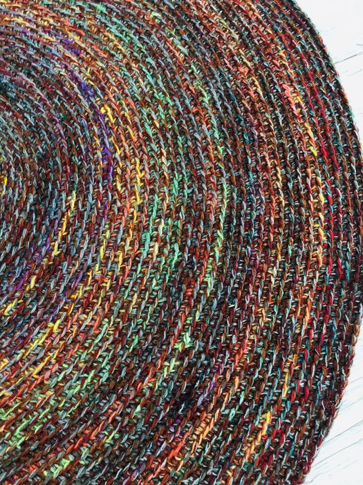 Ковер ручной работы 1 м шерсть.