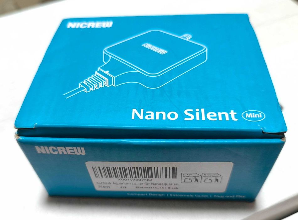 Компресор для аквариуму NICREW Nano Silent mini