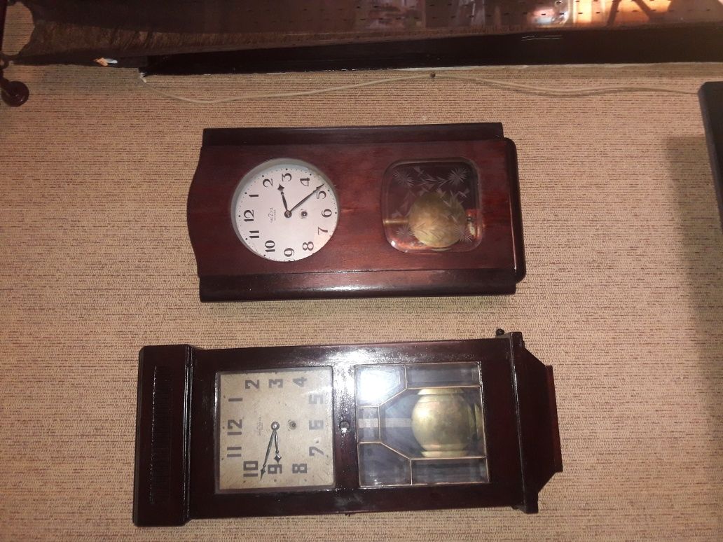 Старинные часы СССР 40- 50 годов, раритет. Рабочие.