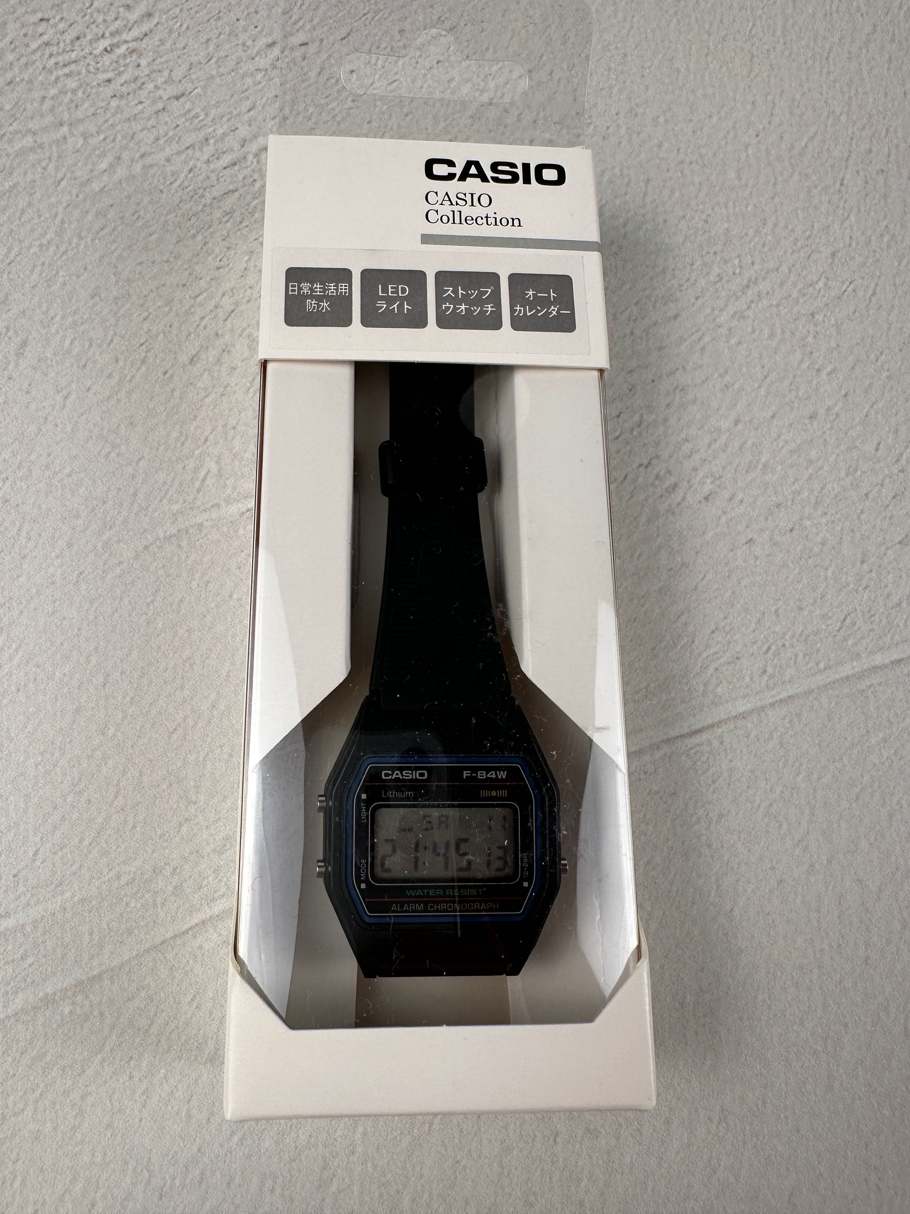 Часы Casio F-84W-1QJH из Японии, новые