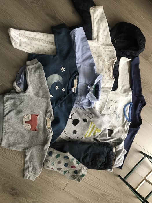 Paka zestaw rozmiar 68 zara smyk kurtka bluza spodnie