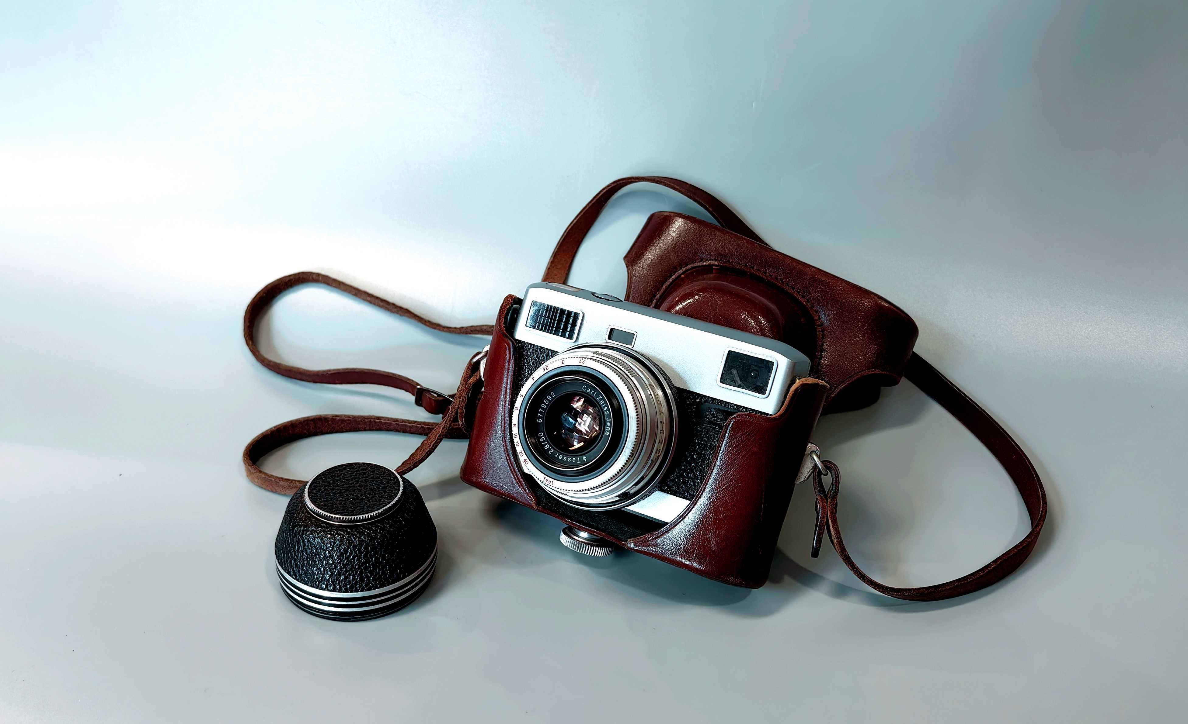 Aparat Zabytkowy WERRA Werramat CARL ZEISS JENA TESSAR 50mm Germany