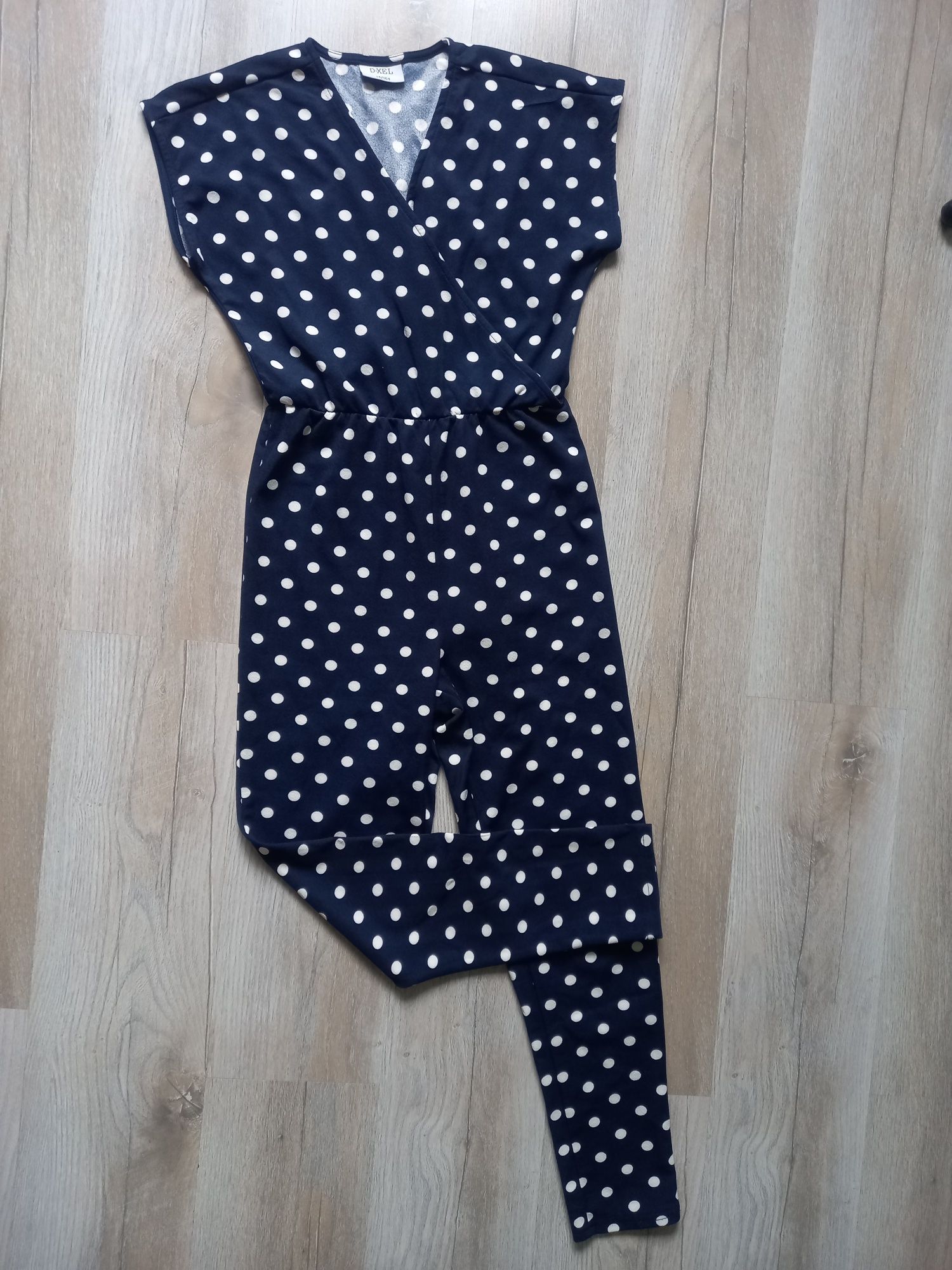 Kombinezon bluzka spodnie kropki  D - Xel roz 14/164 S XS M