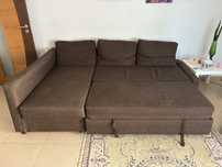 Sofa cama com bau Ikea