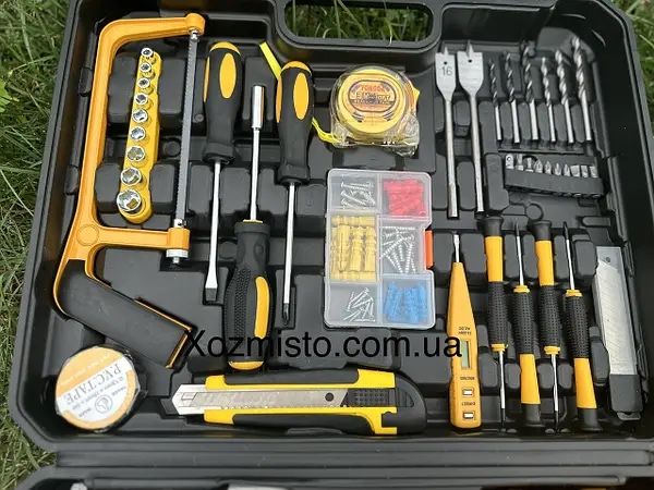 Шурупокрут ударний DeWALT DCD791 (24V, 6AH) з набором інструментів