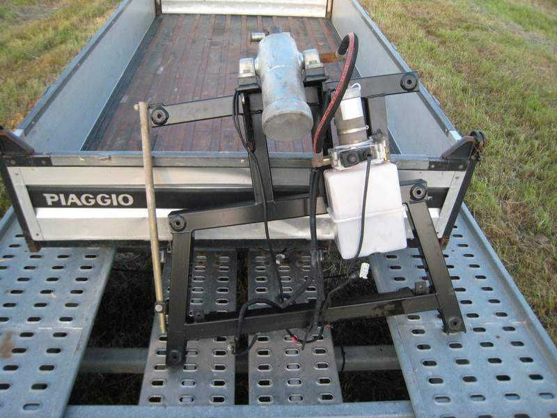 Wywrotka  Kiper Tył Komplet Oryginał 288cm x153cm Piaggio Bremach Aebi