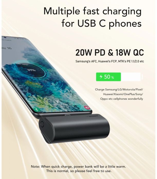 VEGER V0556 - 5000mAh Mini Power Bank