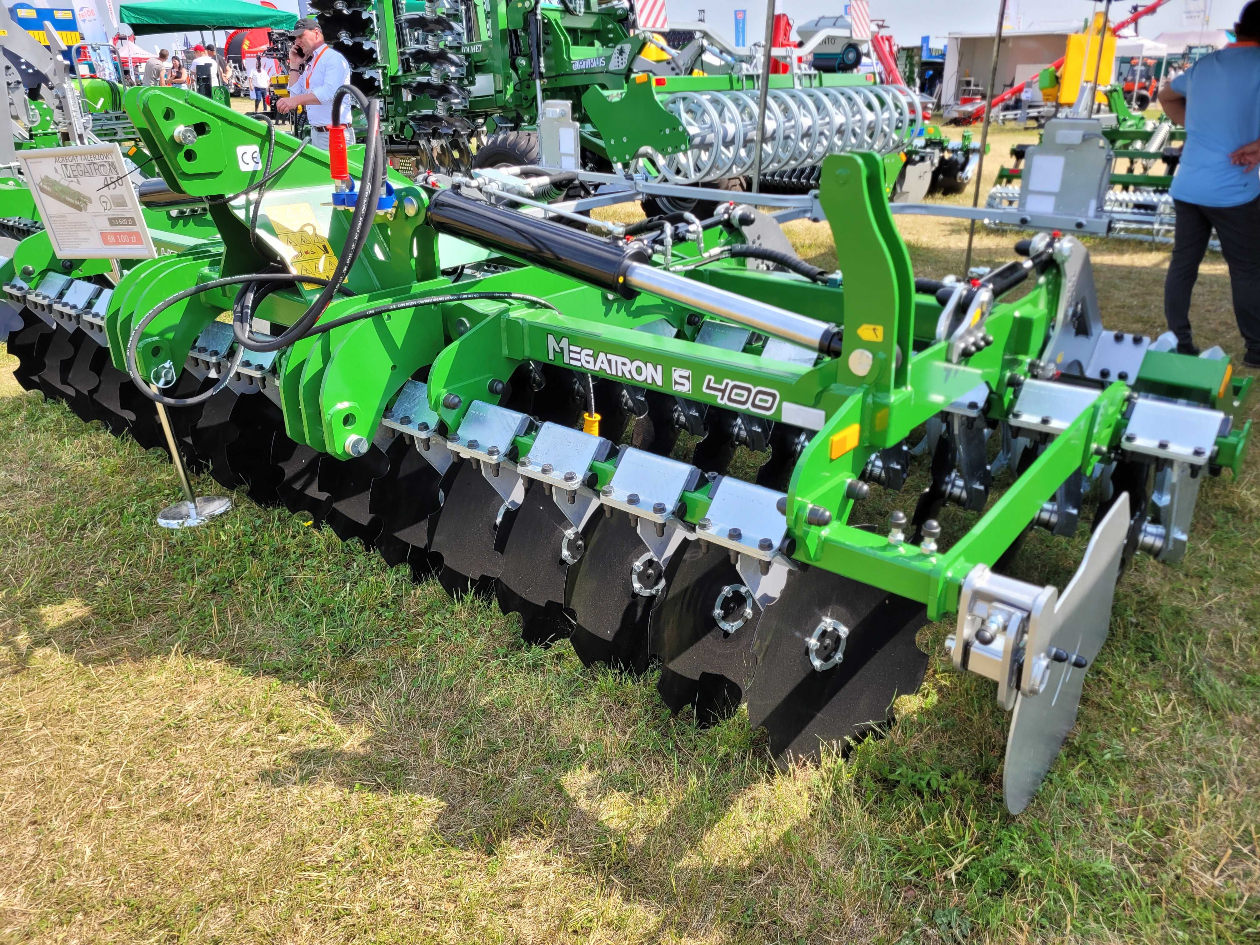 Brona talerzowa Megatron S hydraulicznie składana Tolmet raty Dostawa